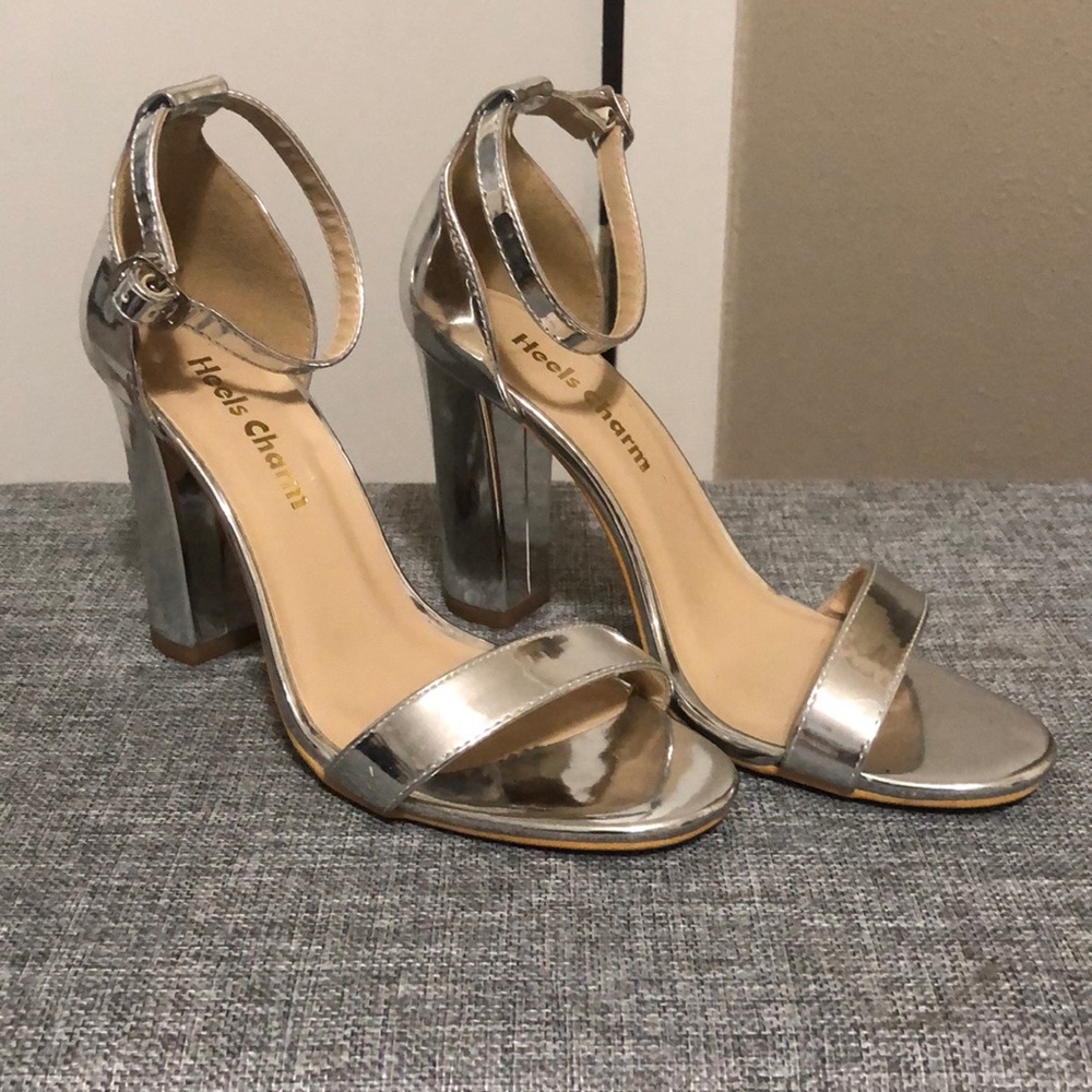 Women’s silver heels